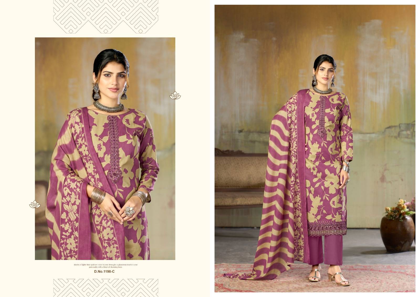 FITOOR By Radhika fashion Beautiful Festive Suits Colorful Stylish Fancy Casual Wear & Ethnic Wear Cotton Dresses At Wholesale Price